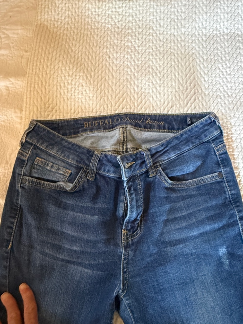 Buffalo David Bitton Dark Blue Slim Denim Jeans